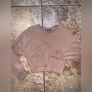 Zara cropped crewneck